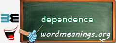 WordMeaning blackboard for dependence